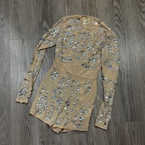 ASOS romper with rhinestones